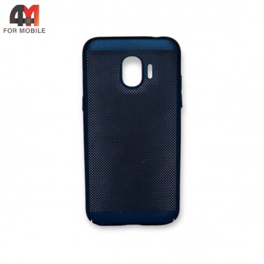 Чехол для Samsung J2 2018/J2 Pro 2018/J250 пластиковый в сетку, синего цвета, Case