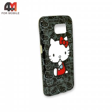 Чехол для Samsung S6/G920 силиконовый с рисунком, hello kitty