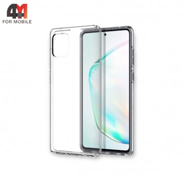 Чехол для Samsung A81/M60s/Note 10 Lite силиконовый, прозрачный