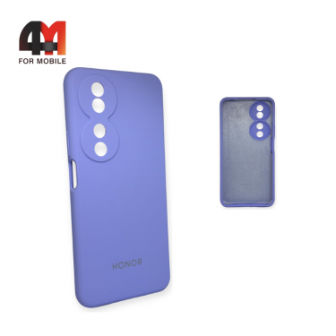 Чехол для Honor X7b Silicone Case, лавандового цвета