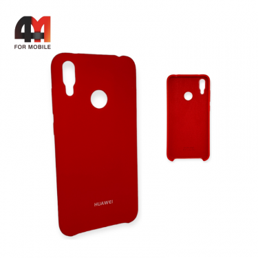 Чехол для Huawei Y7 2019 Silicone Case, красного цвета