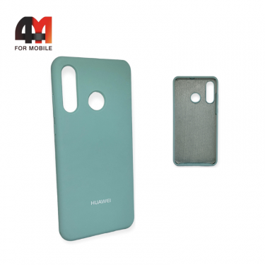 Чехол для Huawei P30 Lite/Nova 4E/Honor 20S Silicone Case, ментолового цвета