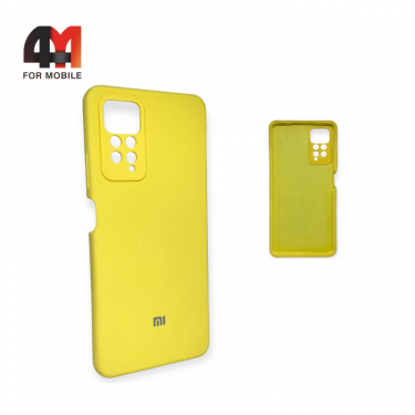 Чехол Xiaomi Redmi Note 11 Pro 4G/5G/Redmi Note 12 Pro 4G Silicone Case, желтого цвета