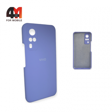 Чехол Vivo Y31 2021/Y51/Y53s Silicone Case, лавандового цвета