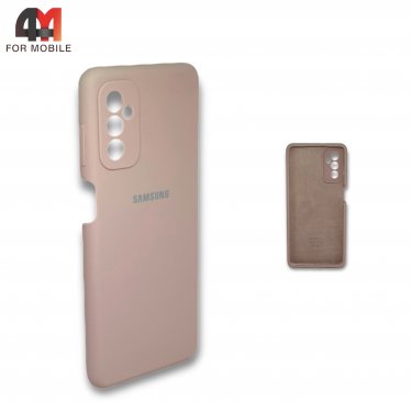 Чехол для Samsung M52 Silicone Case, пудрового цвета