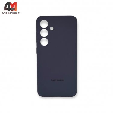 Чехол для Samsung S24 силиконовый, Silicone Case Orig, фиолетового цвета