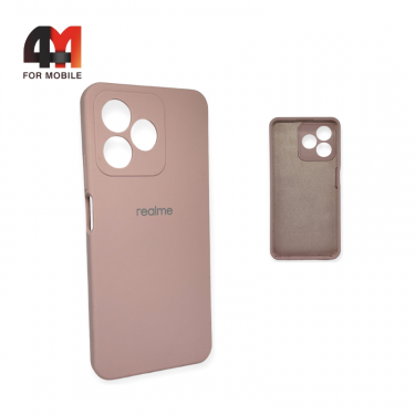 Чехол Realme C53 Silicone Case, пудрового цвета