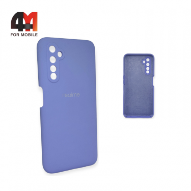 Чехол Realme 6 Pro Silicone Case, лавандового цвета