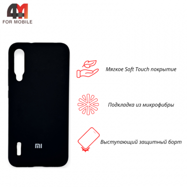 Чехол для Xiaomi Mi A3/Mi CC9e Silicone Case, черного цвета