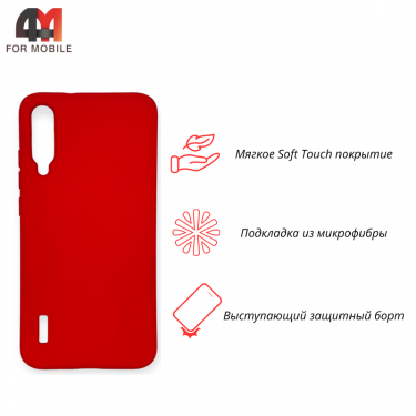 Чехол для Xiaomi Mi A3/Mi CC9e Silicone Case, красного цвета
