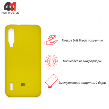 Чехол для Xiaomi Mi A3/Mi CC9e Silicone Case, желтого цвета