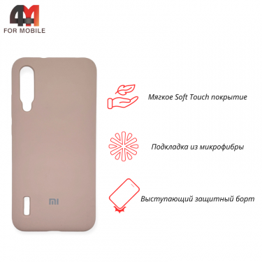 Чехол Xiaomi Mi A3/Mi CC9e Silicone Case, пудрового цвета