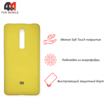 Чехол Xiaomi Mi 9T/Redmi K20/K20 Pro Silicone Case, желтого цвета