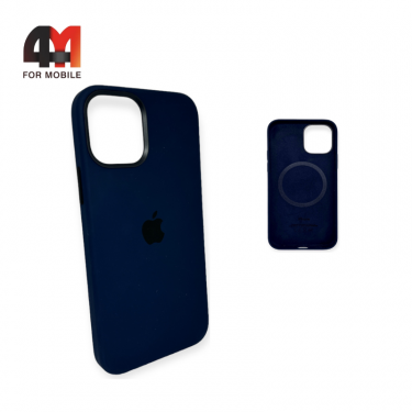 Чехол Iphone 12 Pro Max Silicone Case+MagSafe, Deep Navy