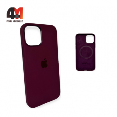 Чехол Iphone 12 Pro Max Silicone Case+MagSafe, Plum