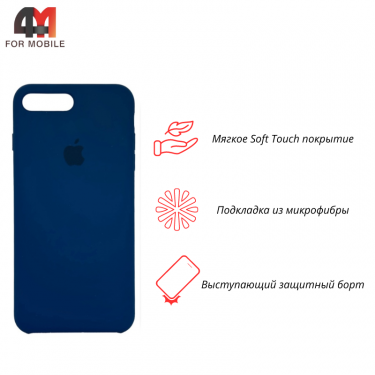 Чехол Iphone 7 Plus/8 Plus Silicone Case, 38 полуночно-синий