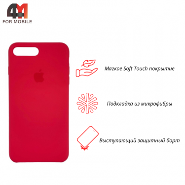 Чехол Iphone 7 Plus/8 Plus Silicone Case, 39 алый