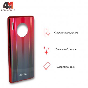 Чехол для Huawei Mate 30 Pro пластиковый, хамелеон, красного цвета