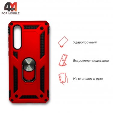 Чехол для Huawei P30 силиконовый, противоударный, красного цвета, Case