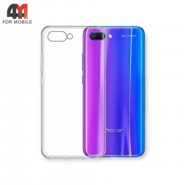 Чехол для Honor 10 силиконовый, прозрачный