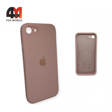 Чехол Iphone 7/8/SE 2020/SE 2022 Silicone Case Squared, 19 пудрового цвета