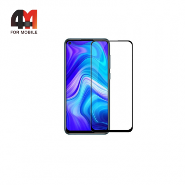 Стекло Xiaomi Redmi Note 9/Redmi Note 9T/Redmi 10X 5D, глянец, черный