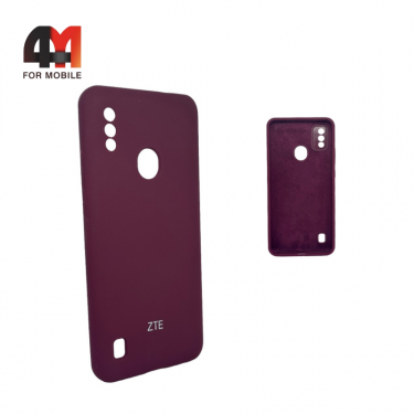 Чехол Zte Blade A51 Silicone Case, цвет марсала