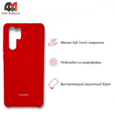 Чехол для Huawei P30 Pro Silicone Case, красного цвета