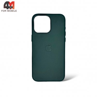 Чехол Iphone 14 Plus/15 Plus Leather Case+MagSafe, Evergreen