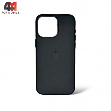 Чехол Iphone 14 Plus/15 Plus Leather Case+MagSafe, Black