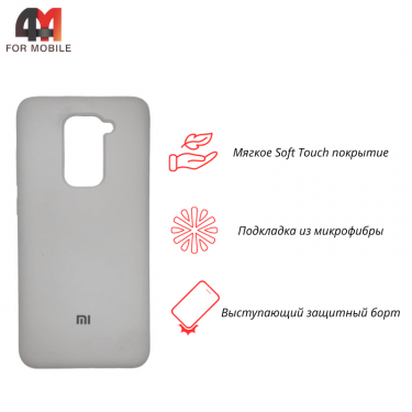 Чехол для Xiaomi Redmi Note 9/Redmi 10X Silicone Case, белого цвета