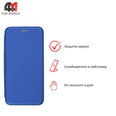 Чехол-книга для Xiaomi Redmi 6A синего цвета