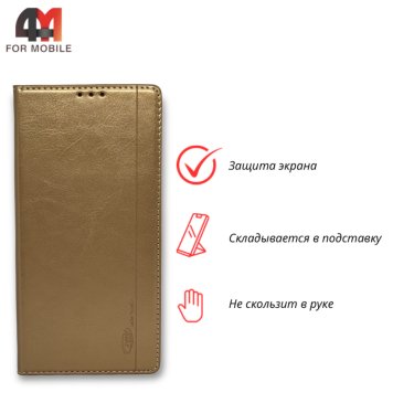 Чехол-книга для Xiaomi Redmi Note 6/Note 6 Pro золотого цвета, Mobi
