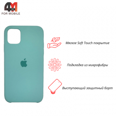 Чехол Iphone 11 Silicone Case, 17 мятный