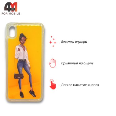 Чехол для Xiaomi Redmi 7A силиконовый, водичка, Girl