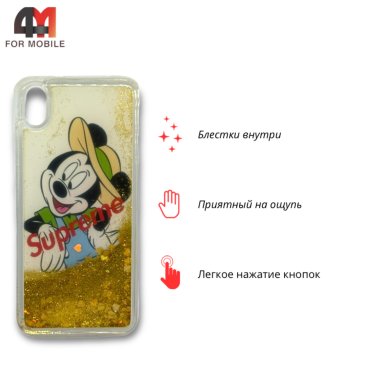Чехол для Xiaomi Redmi 7A силиконовый, водичка, Микки Маус