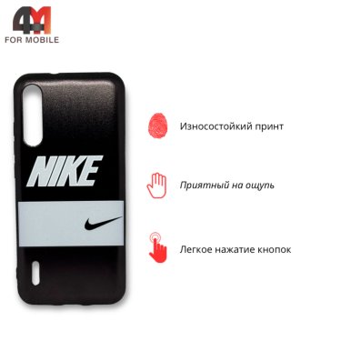 Чехол для Xiaomi Mi A3/Mi CC9e силиконовый с рисунком, Nike