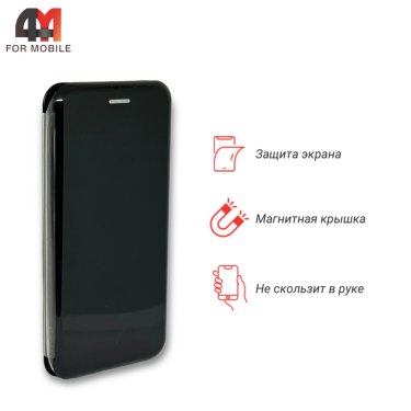 Чехол-книга для Xiaomi Redmi 5 Plus пластик, черного цвета, Experts