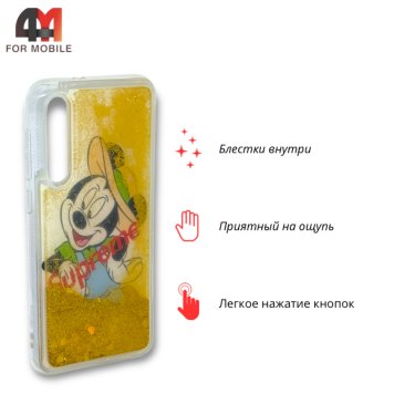 Чехол для Xiaomi Mi 9 SE силиконовый, водичка, Микки Маус