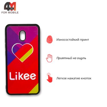 Чехол для Xiaomi Redmi 8A силиконовый с рисунком, Likee, цветной