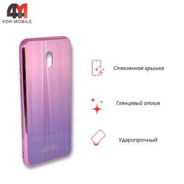 Чехол для Xiaomi Redmi 8A пластиковый, хамелеон, розового цвета