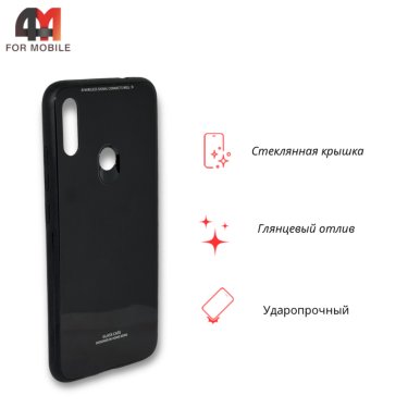 Чехол для Xiaomi Redmi Note 7/Note 7 Pro пластиковый глянцевый, черного цвета