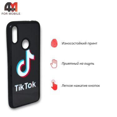 Чехол для Xiaomi Redmi Note 7/Note 7 Pro силиконовый с рисунком, Tik Tok