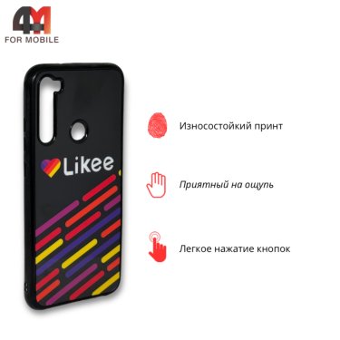 Чехол для Xiaomi Redmi Note 8 силиконовый с рисунком, Likee