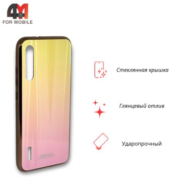 Чехол для Xiaomi Mi A3/Mi CC9e пластиковый, хамелеон, желтого цвета