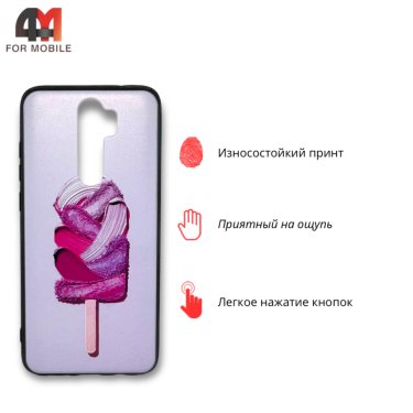 Чехол для Xiaomi Redmi Note 8 Pro силиконовый с рисунком, мороженое