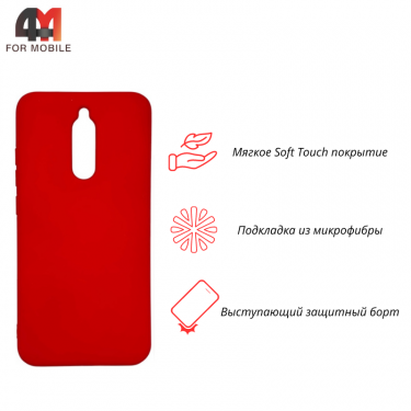 Чехол для Xiaomi Redmi 8 Silicone Case, красного цвета