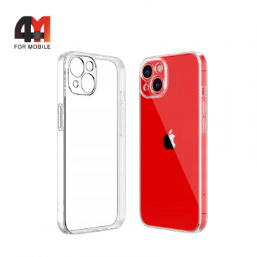 Чехол Iphone 14 силиконовый, прозрачный, J-Case