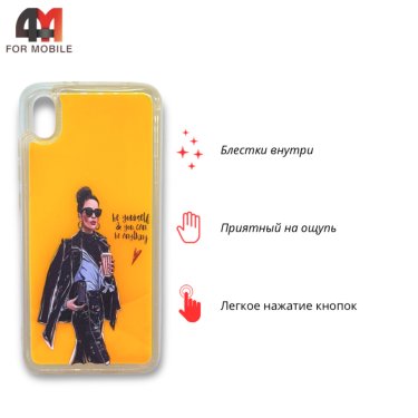 Чехол для Xiaomi Redmi 7A силиконовый, водичка, woman