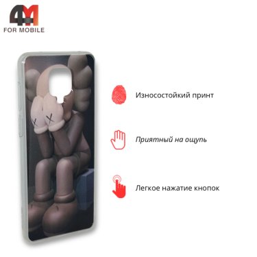 Чехол для Xiaomi Redmi Note 9S/Note 9 Pro/Note 9 Pro Max силиконовый с рисунком, Kaws